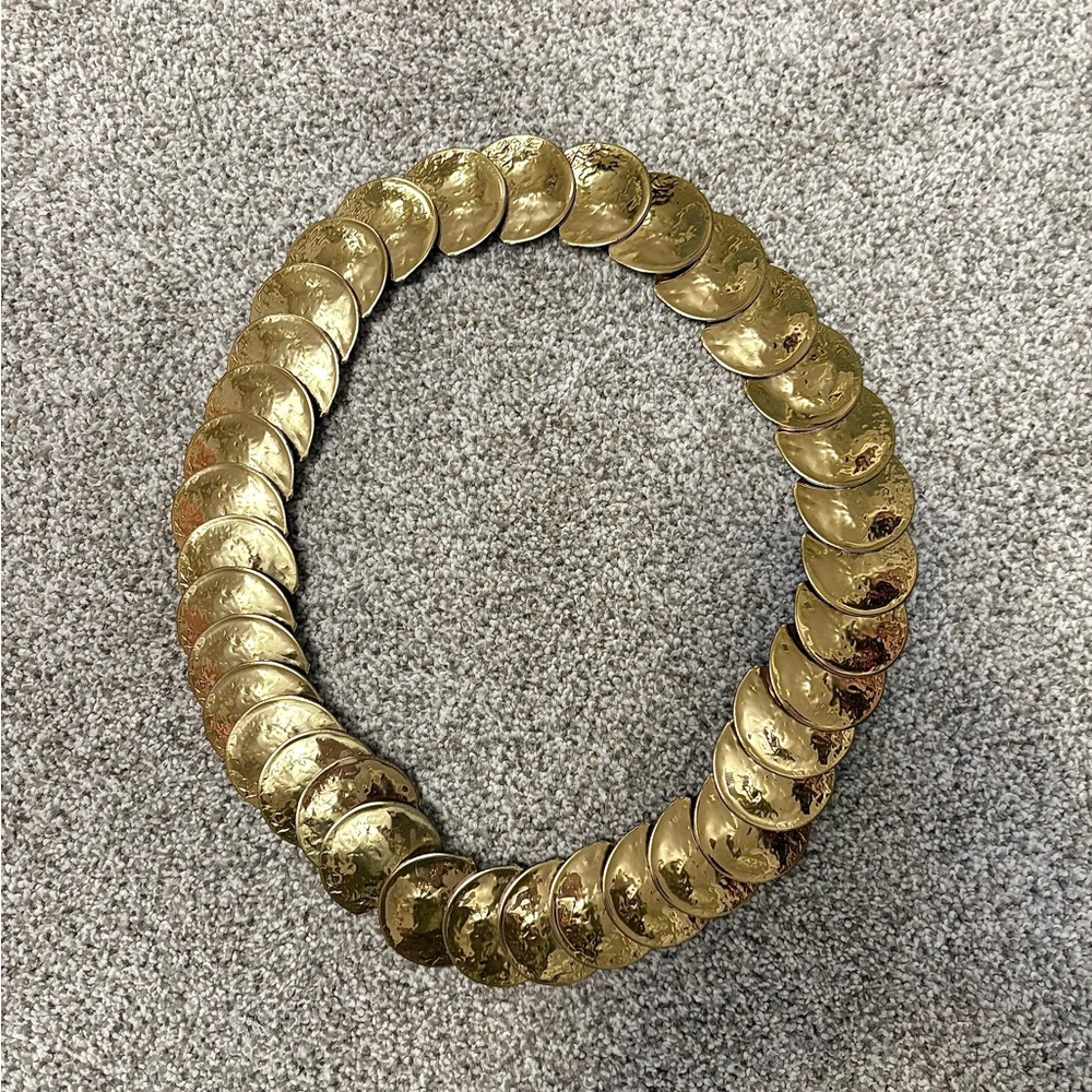 Vintage Gold Coin Elastic Belt